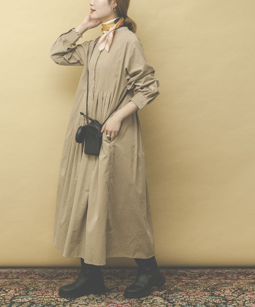 UR Lab.（アーバンリサーチラボ）の「UR Lab.　コーデュロイタックワンピース（ワンピース・レディース・ベージュ/ブルー・FREE）」の11枚目の写真