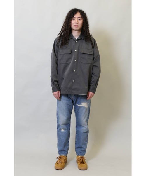 UNION（ユニオン）の「BUTTON DOWN L/SL SHIRTS/STITCH UNION ユニオン シャツ（シャツ/ブラウス・メンズ・ブラウン/グレー/ブルー・SMALL/MEDIUM/LARGE/X-LARGE）」の5枚目の写真