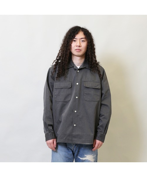 UNION（ユニオン）の「BUTTON DOWN L/SL SHIRTS/STITCH UNION ユニオン シャツ（シャツ/ブラウス・メンズ・ブラウン/グレー/ブルー・SMALL/MEDIUM/LARGE/X-LARGE）」の7枚目の写真