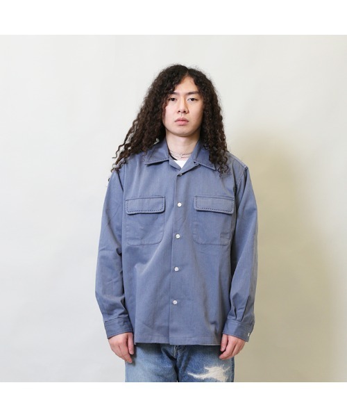 UNION（ユニオン）の「BUTTON DOWN L/SL SHIRTS/STITCH UNION ユニオン シャツ（シャツ/ブラウス・メンズ・ブラウン/グレー/ブルー・SMALL/MEDIUM/LARGE/X-LARGE）」の12枚目の写真