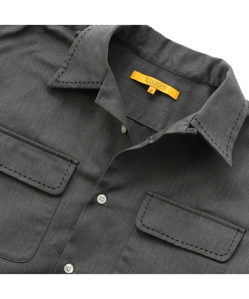 UNION（ユニオン）の「BUTTON DOWN L/SL SHIRTS/STITCH UNION ユニオン シャツ（シャツ/ブラウス・メンズ・ブラウン/グレー/ブルー・SMALL/MEDIUM/LARGE/X-LARGE）」の13枚目の写真