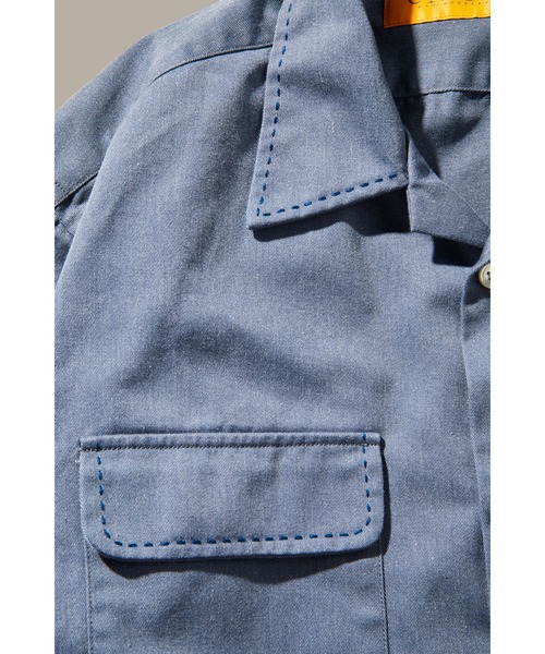 UNION（ユニオン）の「BUTTON DOWN L/SL SHIRTS/STITCH UNION ユニオン シャツ（シャツ/ブラウス・メンズ・ブラウン/グレー/ブルー・SMALL/MEDIUM/LARGE/X-LARGE）」の16枚目の写真