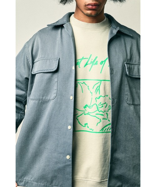 UNION（ユニオン）の「BUTTON DOWN L/SL SHIRTS/STITCH UNION ユニオン シャツ（シャツ/ブラウス・メンズ・ブラウン/グレー/ブルー・SMALL/MEDIUM/LARGE/X-LARGE）」の14枚目の写真