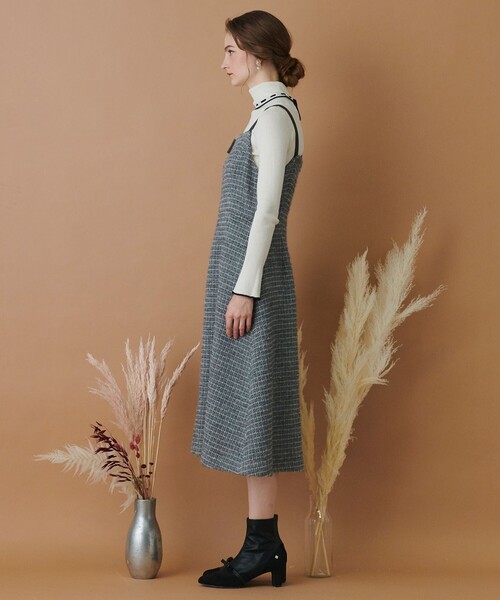 ワンピース 【WEB限定】【TOCCA LAVENDER】Candy Eco Tweed Jumper