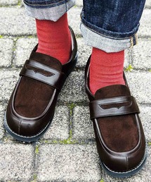 Live in comfort | リブ　イン　コンフォート　面ファスナー仕様で甲高幅広さんもうれしい！足まわりゆったりオブリークローファー(ローファー)