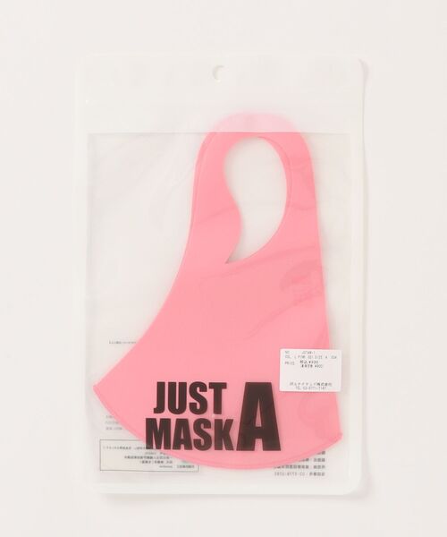 JUST A（ジャスト ア）の「JUST A MASK/ MESH　洗えるマスク（マスク・レディース・ホワイト系その他/ピンク・LARGE/MEDIUM）」の2枚目の写真