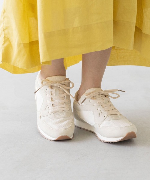 menue（メヌエ）の「コンビネーションスニーカー（スニーカー・レディース・オフホワイト/ブラック/ベージュ系その他・21.5cm/22.5cm/23.5cm/24.5cm/25.5cm/26.5cm）」の13枚目の写真