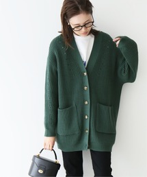 SLOBE IENA | 畦Vネックカーディガン◆(カーディガン/ボレロ)