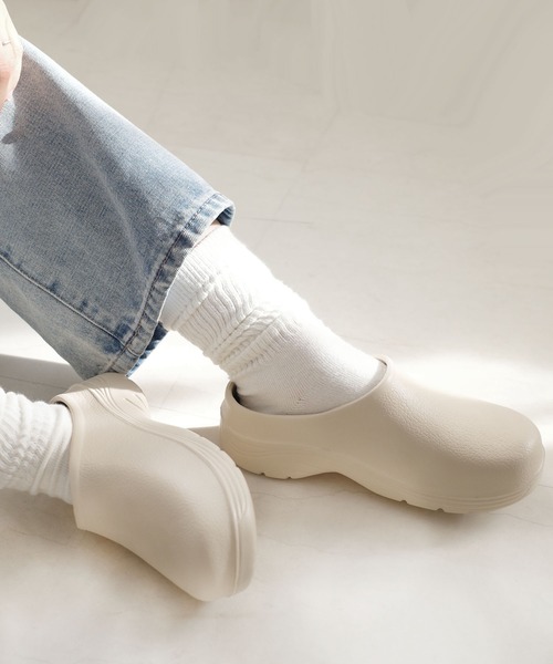 AmiAmi（アミアミ）の「EVAサボサンダル/スリッポン/スリッパ（スリッポン・レディース・ベージュ/カーキ/ブラック/ブラウン・S/L/LL/M/4L/3L/5L）」の17枚目の写真