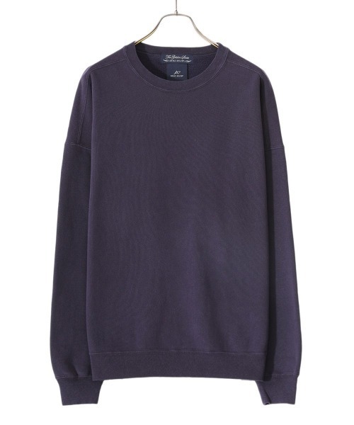 REMI RELIEF NAVY LABEL（レミレリーフネイビーレーベル）の「REMI RELIEF NAVY LABEL / レミレリーフ ネイビーレーベル：起毛裏毛クルー：RN22293234AK[STD]（スウェット・メンズ・ヘザーグレー/オフホワイト/グリーン/オートミール/ネイビー・M/L/S）」の5枚目の写真