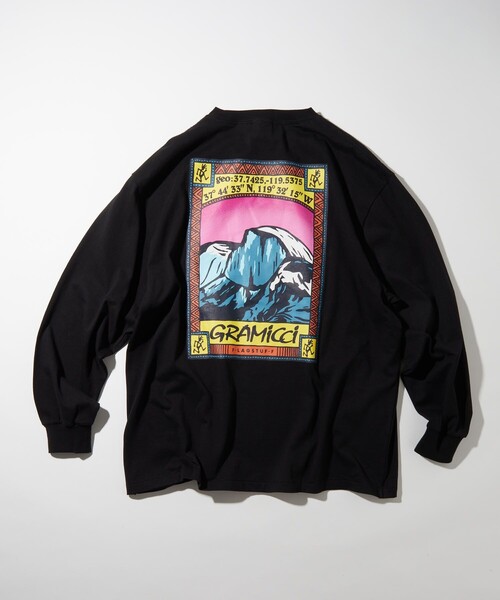 GRAMICCI×F-LAGSTUF-F/別注ロングスリーブTシャツ Gramicci（グラミチ）の「F-LAGSTUF-F×GRAMICCI/フラッグ
