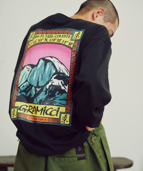 GRAMICCI×F-LAGSTUF-F/別注ロングスリーブTシャツ GRAMICCI×F-LAGSTUF-F/別注ロングスリーブTシャツ（F－LAGSTUF