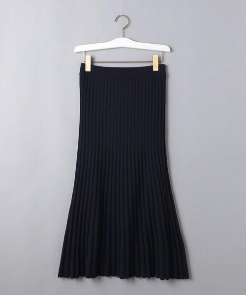 UNITED ARROWS（ユナイテッドアローズ）の「＜UNITED ARROWS＞FIT RIB フレアスカート B◆（スカート・レディース・ネイビー/ダークグレー/その他7/オフホワイト・38/36）」の20枚目の写真