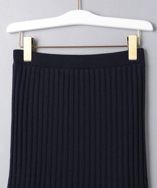UNITED ARROWS（ユナイテッドアローズ）の「＜UNITED ARROWS＞FIT RIB フレアスカート B◆（スカート・レディース・ネイビー/ダークグレー/その他7/オフホワイト・38/36）」の7枚目の写真