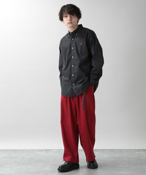 BEVERLY HILLS POLO CLUB（ビバリーヒルズポロクラブ）の「＜Beverlyhill's POLO CLUB＞刺繍オックスフォード/ビッグシャツ/235863（シャツ/ブラウス・メンズ・ホワイト/ブラック/ライトブルー/ベージュ/ネイビー・LARGE/X-LARGE）」の7枚目の写真