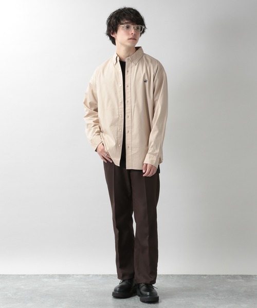 BEVERLY HILLS POLO CLUB（ビバリーヒルズポロクラブ）の「＜Beverlyhill's POLO CLUB＞刺繍オックスフォード/ビッグシャツ/235863（シャツ/ブラウス・メンズ・ホワイト/ブラック/ライトブルー/ベージュ/ネイビー・LARGE/X-LARGE）」の9枚目の写真