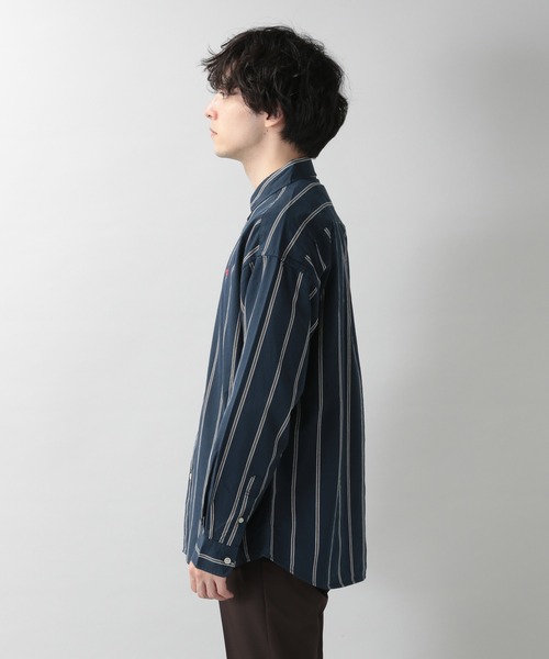 BEVERLY HILLS POLO CLUB（ビバリーヒルズポロクラブ）の「＜Beverlyhill's POLO CLUB＞刺繍オックスフォード/ビッグシャツ/235863（シャツ/ブラウス・メンズ・ホワイト/ブラック/ライトブルー/ベージュ/ネイビー・LARGE/X-LARGE）」の14枚目の写真