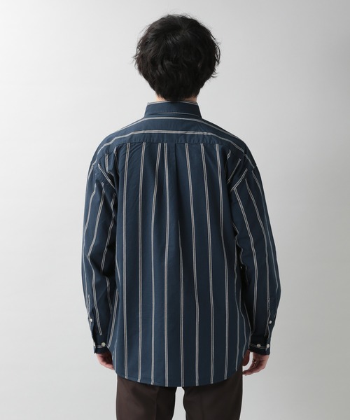 BEVERLY HILLS POLO CLUB（ビバリーヒルズポロクラブ）の「＜Beverlyhill's POLO CLUB＞刺繍オックスフォード/ビッグシャツ/235863（シャツ/ブラウス・メンズ・ホワイト/ブラック/ライトブルー/ベージュ/ネイビー・LARGE/X-LARGE）」の15枚目の写真