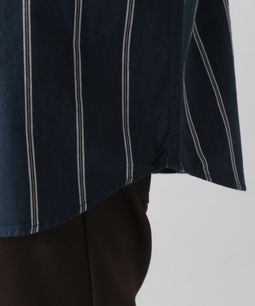 BEVERLY HILLS POLO CLUB（ビバリーヒルズポロクラブ）の「＜Beverlyhill's POLO CLUB＞刺繍オックスフォード/ビッグシャツ/235863（シャツ/ブラウス・メンズ・ホワイト/ブラック/ライトブルー/ベージュ/ネイビー・LARGE/X-LARGE）」の18枚目の写真