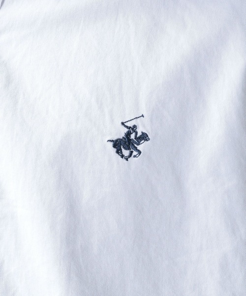 BEVERLY HILLS POLO CLUB（ビバリーヒルズポロクラブ）の「＜Beverlyhill's POLO CLUB＞刺繍オックスフォード/ビッグシャツ/235863（シャツ/ブラウス・メンズ・ホワイト/ブラック/ライトブルー/ベージュ/ネイビー・LARGE/X-LARGE）」の22枚目の写真