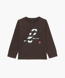 agnes b.（アニエスベー）の「SDG2 E TS キッズ ボーダーb.ロゴTシャツ（Tシャツ/カットソー）」