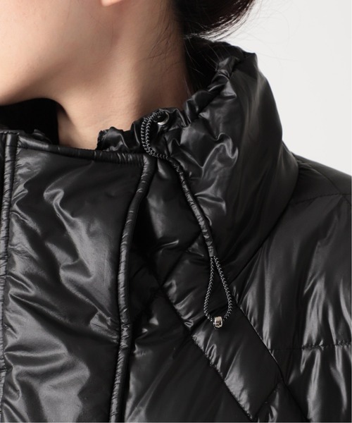 VERMEIL par iena（ヴェルメイユパーイエナ）の「ダイヤ柄ダウンコート