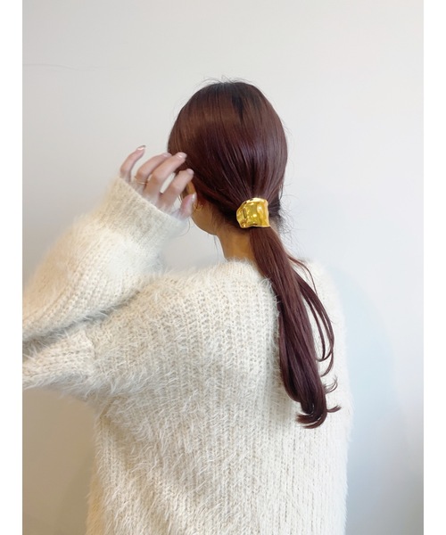 JUMELLE(ジュメロ)の「ウェーブヘアカフ(バレッタ/ヘアクリップ・レディース・シルバー/ゴールド・FREE)」の7枚目の写真