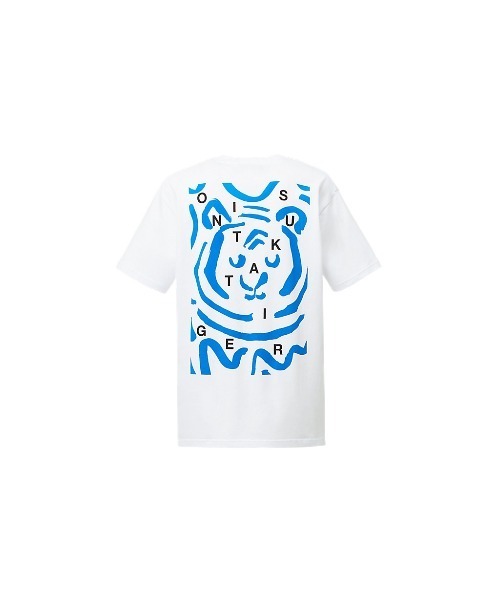 Onitsuka Tiger(オニツカタイガー)の「GRAPHIC TEE(Tシャツ/カットソー・レディース・ホワイト/ベージュ/ピンク・S/M/L/XL/XS)」の1枚目の写真