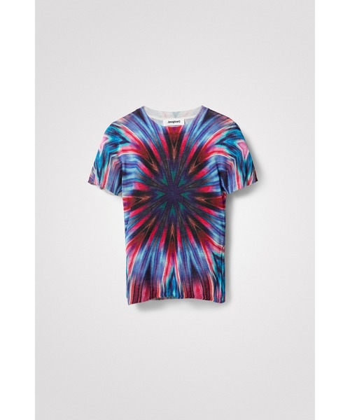 Desigual（デシグアル）の「万華鏡スタイル Tシャツ（Tシャツ/カットソー・レディース・マルチ・XL/XS/S/M/L）」の5枚目の写真
