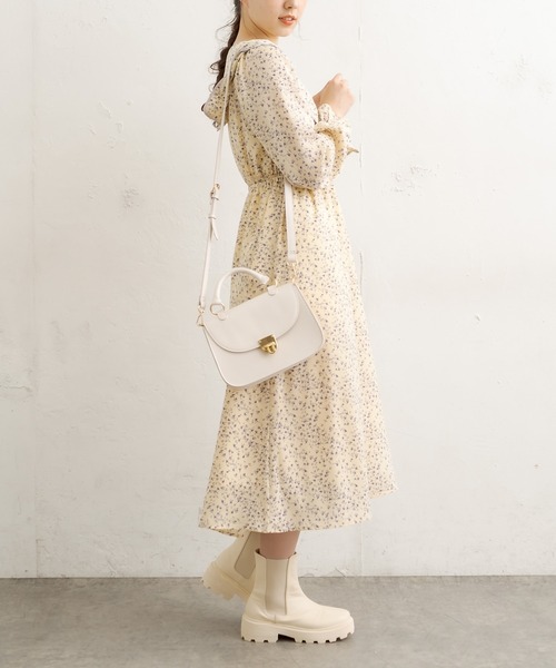 OLIVE des OLIVE（オリーブデオリーブ）の「セーラーカラーワンピース（ワンピース・レディース・ブラック/アイボリー/ミント・FREE）」の5枚目の写真