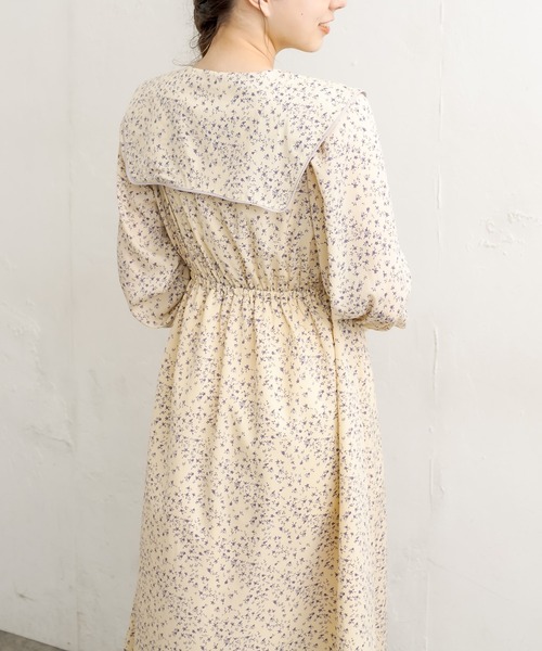 OLIVE des OLIVE（オリーブデオリーブ）の「セーラーカラーワンピース（ワンピース・レディース・ブラック/アイボリー/ミント・FREE）」の8枚目の写真