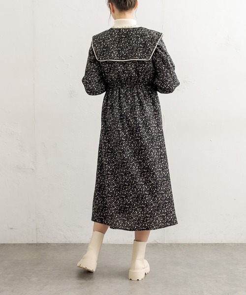 OLIVE des OLIVE（オリーブデオリーブ）の「セーラーカラーワンピース（ワンピース・レディース・ブラック/アイボリー/ミント・FREE）」の17枚目の写真