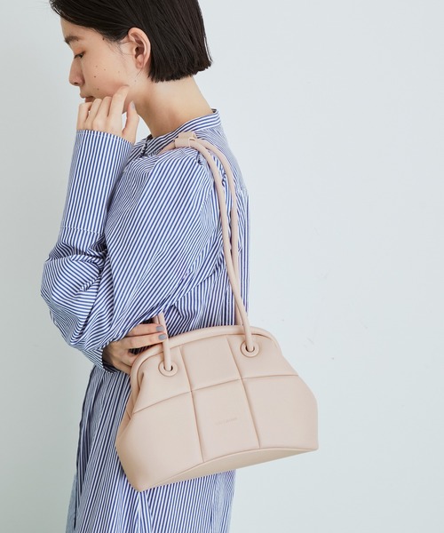 ADD CULUMN（アドカラム）の「【ADD CULUMN】PUFF - CLASP（ハンドバッグ・レディース・ブラック/オフホワイト/オレンジ系その他・FREE）」の7枚目の写真