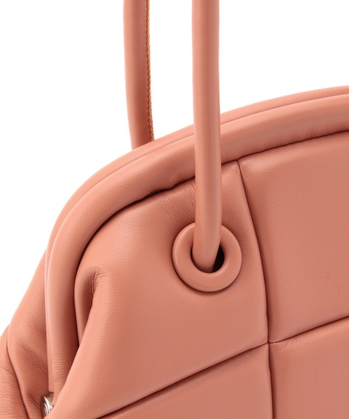 ADD CULUMN（アドカラム）の「【ADD CULUMN】PUFF - CLASP（ハンドバッグ・レディース・ブラック/オフホワイト/オレンジ系その他・FREE）」の8枚目の写真