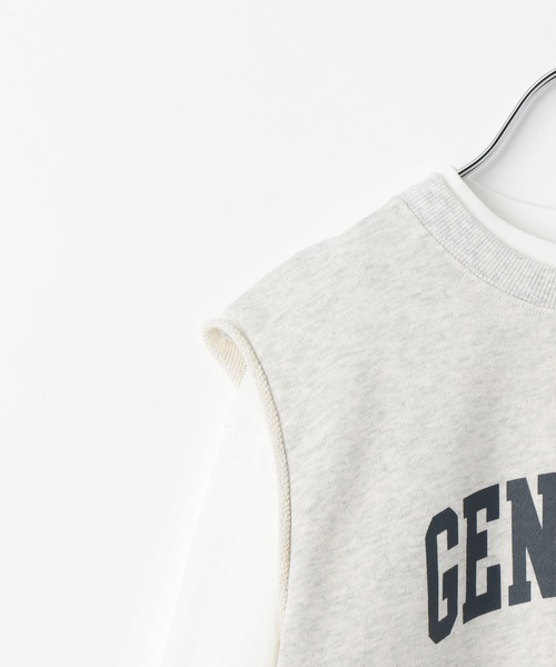 GLOBAL WORK（グローバルワーク）の「キッズ/ヘビロッTEEベストレイヤ－/269108（Tシャツ/カットソー・キッズ・オフホワイト/グリーン・110cm/100cm/120cm/130cm/140cm/150cm/160cm）」の11枚目の写真