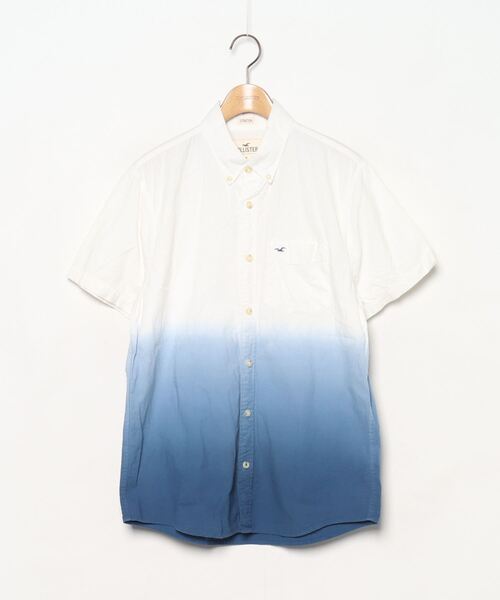 セール ブランド古着 刺繍半袖シャツ シャツ ブラウス Hollister ホリスター のファッション通販 Zozoused