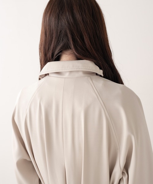 OLIVE des OLIVE（オリーブデオリーブ）の「【WEB限定】ステンカラートレンチコート/スプリングコート/春アウター（トレンチコート・レディース・ベージュ/アイボリー・FREE）」の22枚目の写真