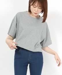 DISCUS ATHLETIC（ディスカス　アスレチック）の「DISCUS ATHLETIC（ディスカスアスレチック）ワイドシルエットＴシャツ/無地/クロップドT（Tシャツ/カットソー）」