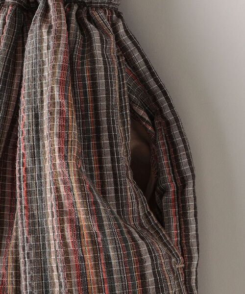 SHIPS（シップス）の「SHIPS KIDS:リバーシブル ストライプ ギャザー スカート(140～150cm)（スカート・キッズ・ライトグレー/ブラウン系その他・140/150）」の6枚目の写真