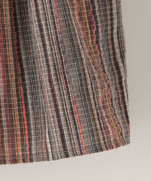 SHIPS（シップス）の「SHIPS KIDS:リバーシブル ストライプ ギャザー スカート(140～150cm)（スカート・キッズ・ライトグレー/ブラウン系その他・140/150）」の7枚目の写真