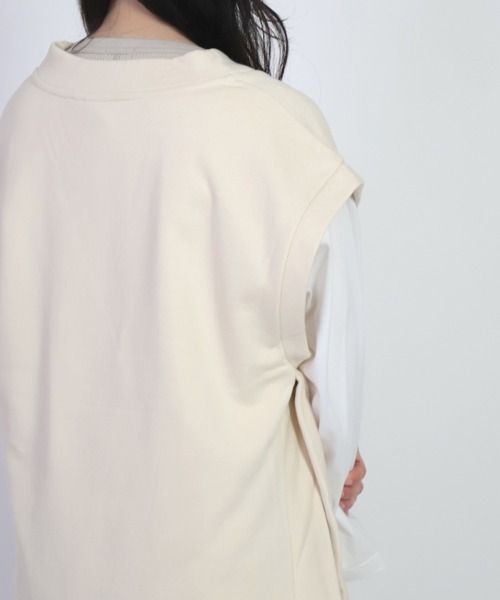 ARTEPOVERA（アルテポーヴェラ）の「[ARTE POVERA] 21sp09 30/裏毛 ベスト（Tシャツ/カットソー・レディース・ホワイト系その他・FREE）」の3枚目の写真