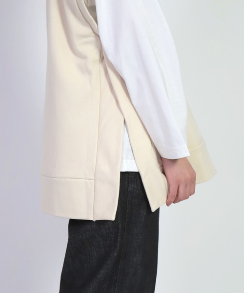 ARTEPOVERA（アルテポーヴェラ）の「[ARTE POVERA] 21sp09 30/裏毛 ベスト（Tシャツ/カットソー・レディース・ホワイト系その他・FREE）」の4枚目の写真
