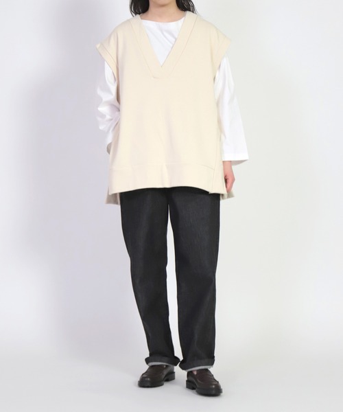 ARTEPOVERA（アルテポーヴェラ）の「[ARTE POVERA] 21sp09 30/裏毛 ベスト（Tシャツ/カットソー・レディース・ホワイト系その他・FREE）」の5枚目の写真