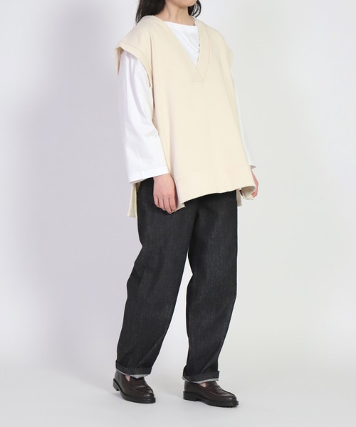 ARTEPOVERA（アルテポーヴェラ）の「[ARTE POVERA] 21sp09 30/裏毛 ベスト（Tシャツ/カットソー・レディース・ホワイト系その他・FREE）」の6枚目の写真