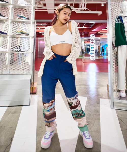 atmos pink(アトモスピンク)の「atmos pink フォトプリントスーツパンツ(その他パンツ・レディース・マルチ・S/M)」の7枚目の写真