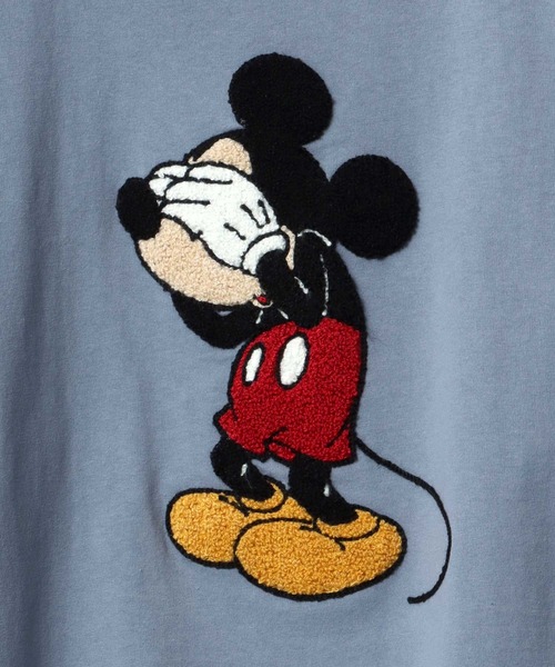 MARK & LONA × DISNEY ディズニーミッキーマウス 刺繍 Disney - ディズニー 刺繍 ミッキーマウス Disney キャラクター