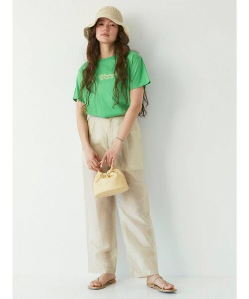 Ungrid（アングリッド）の「ギャザーハンドミニバッグ（ハンドバッグ・レディース・ブラック/オフホワイト/ピンク/イエロー/オレンジ・FREE）」の21枚目の写真