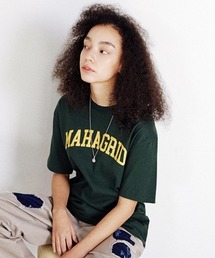 MAHAGRID | 『mahagrid/マハグリッド』VARSITY LOGO TEE/ヴァーシティ ロゴ Tシャツ 半袖 カットソー(Tシャツ/カットソー)
