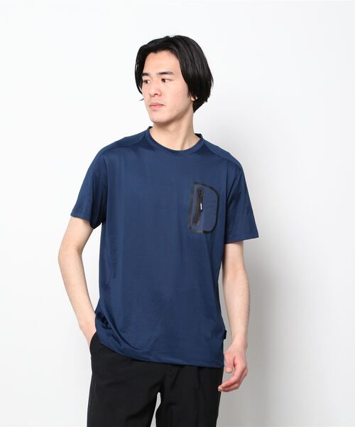 +phenix(プラスフェニックス)の「+phenix(プラスフェニックス)DRY POCKET TEE(Tシャツ/カットソー・メンズ・ホワイト/ブラック/ネイビー・S/M/L/XL/XXL)」の3枚目の写真