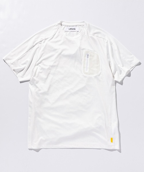 +phenix(プラスフェニックス)の「+phenix(プラスフェニックス)DRY POCKET TEE(Tシャツ/カットソー・メンズ・ホワイト/ブラック/ネイビー・S/M/L/XL/XXL)」の12枚目の写真
